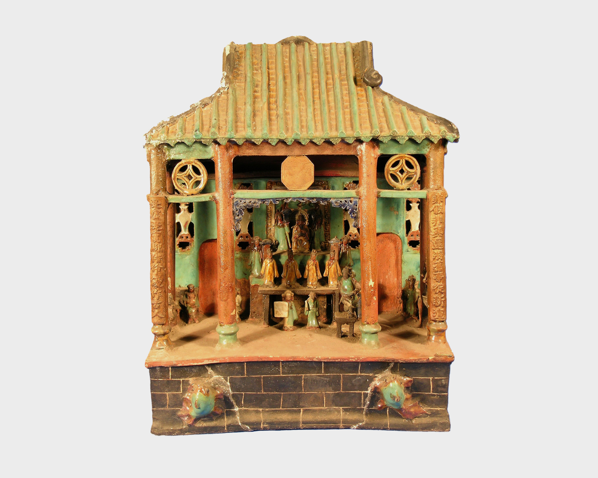 Chinese ceramic temple