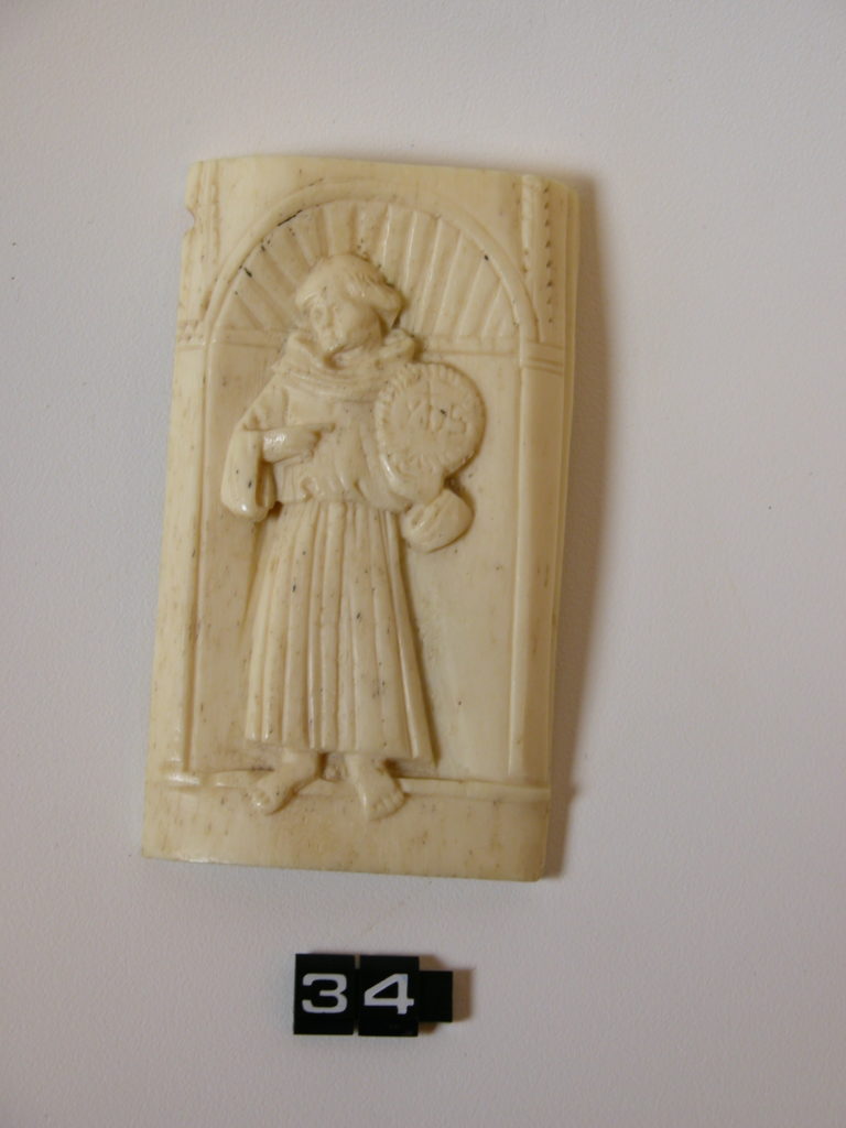 Bone or ivory carving of a saint 16th – 17th century, Florence, Italy