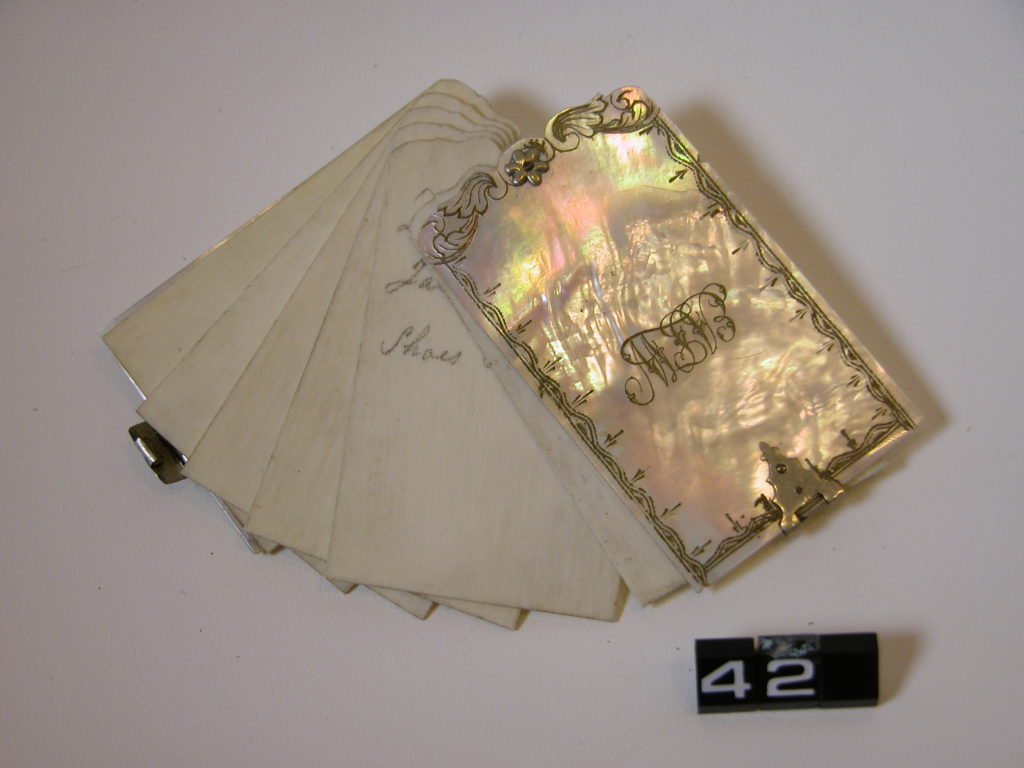 Notebook with mother-of-pearl  cover