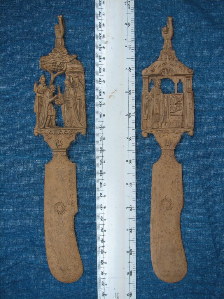 Carved religious bookmark