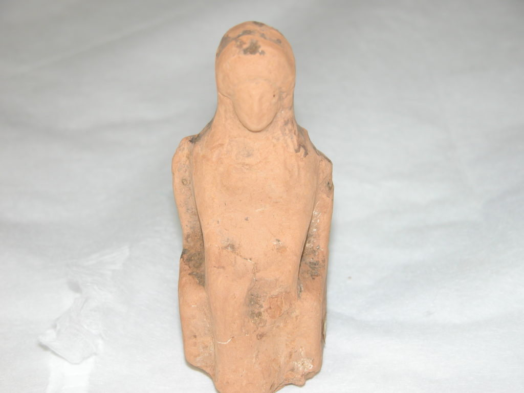 Seated figure Terracotta