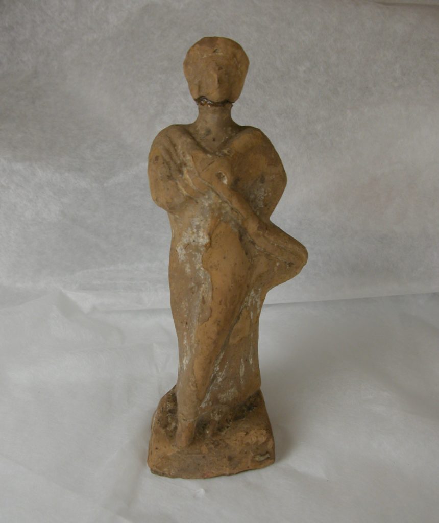 Female figure with flowing robe From Delos