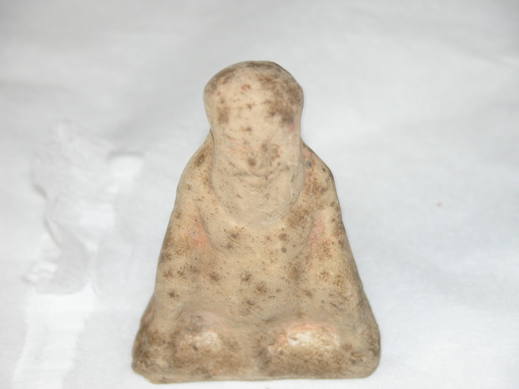 Seated male Terracotta