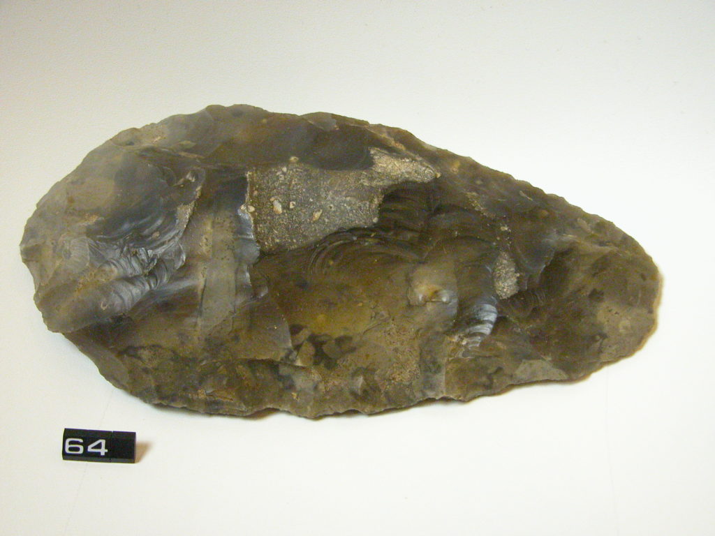 Prehistoric flint hand-axe