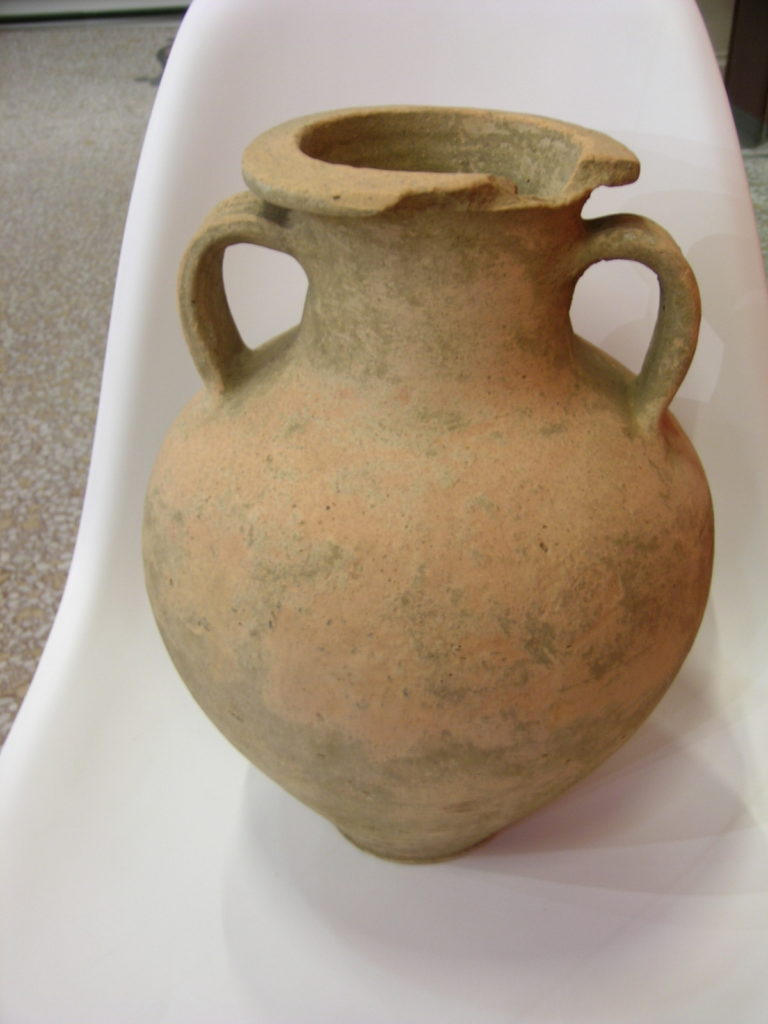 Roman two-handled urn