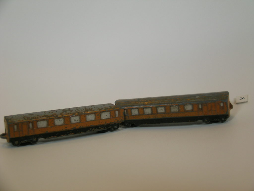 Toy train carriages