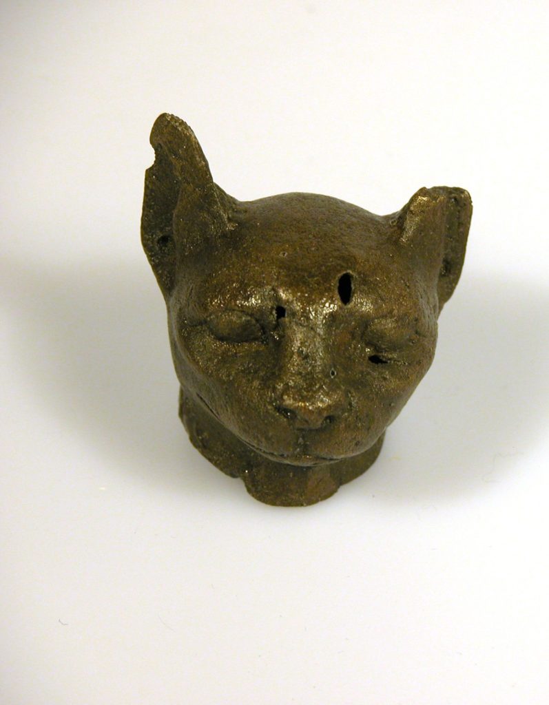 Bronze Cat Head