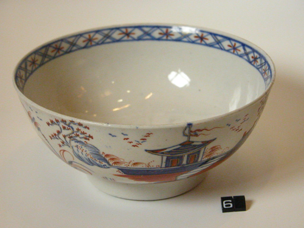 Blue and red bowl