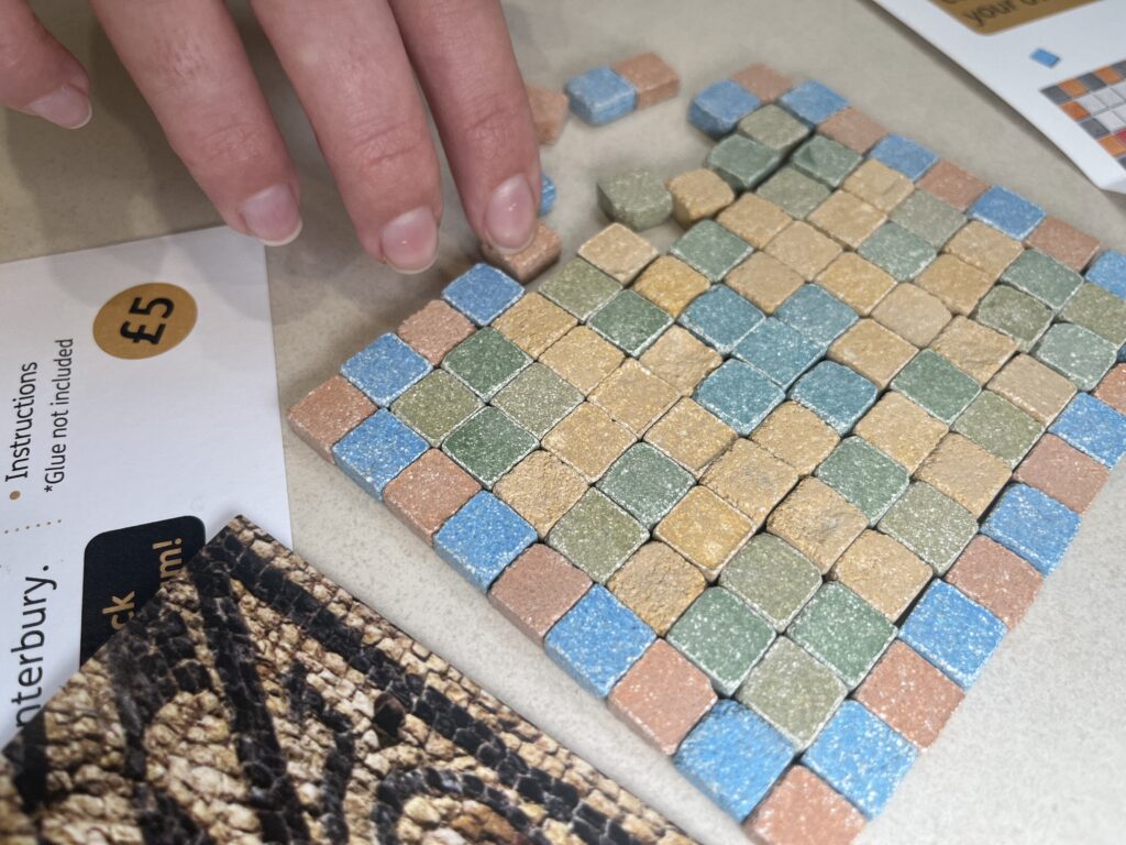 Make a miniature mosaic